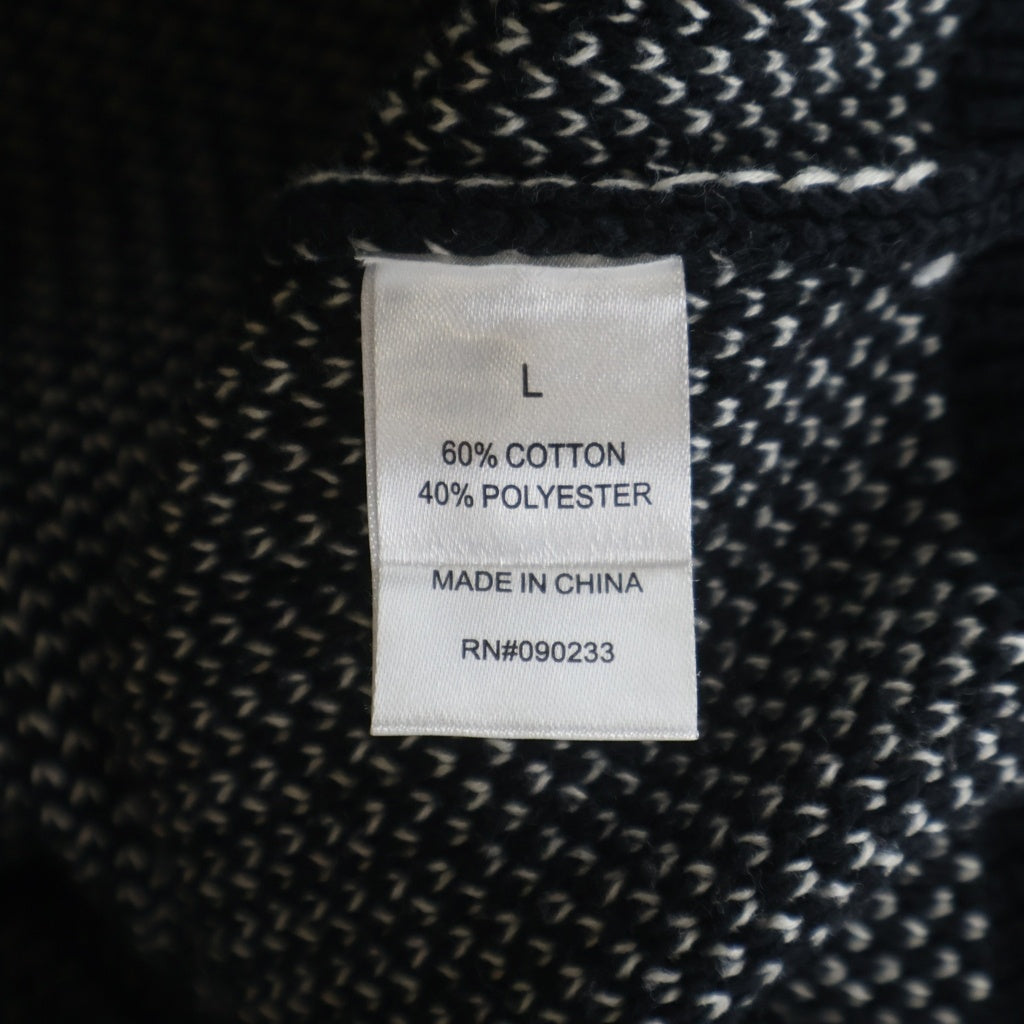 FEAR OF GOD ESSENTIALS(フィアオブゴッド エッセンシャルズ) KNIT HOODIE フロントロゴデザイン ニット プルオーバーパーカー フーディ ブラック