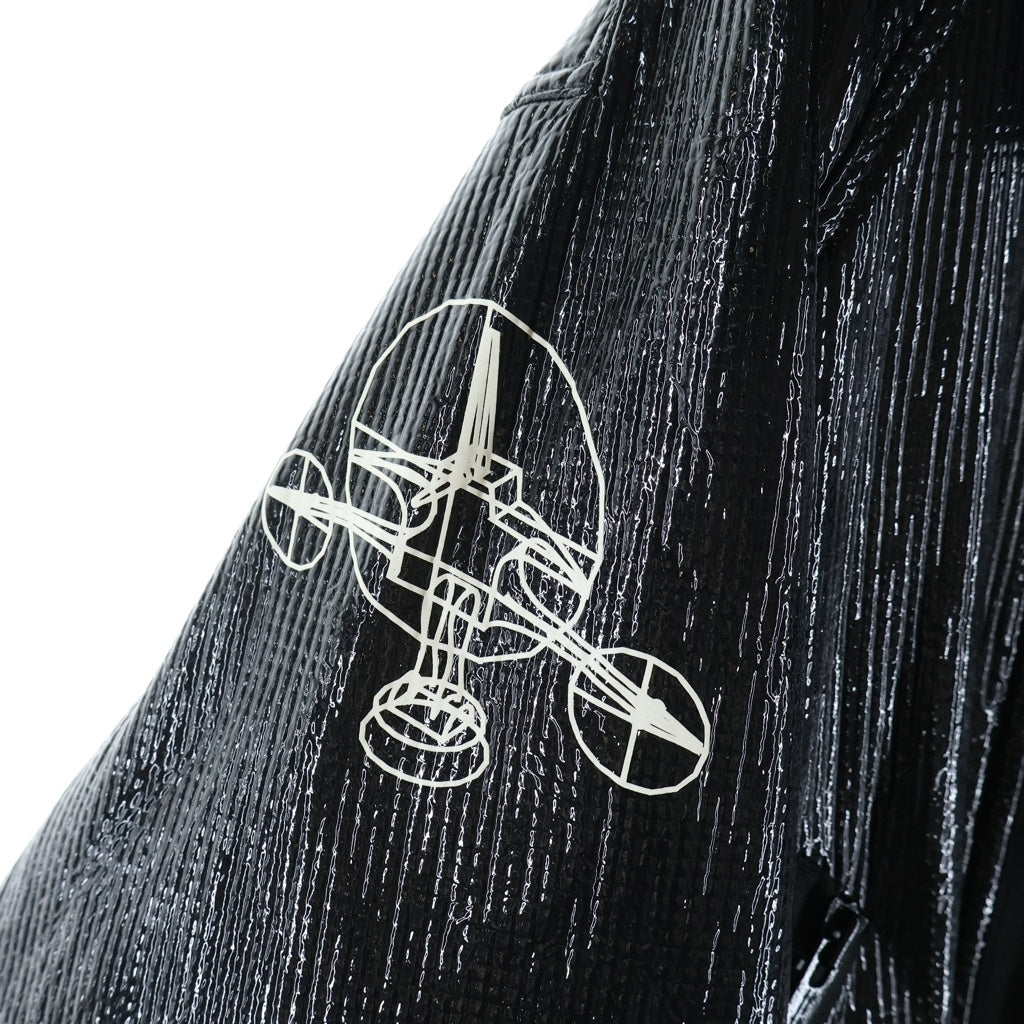 UNDERCOVER(アンダーカバー) 18AW LOGIC MEMORY CENTER COAT 2001年宇宙の旅 ロジック メモリー センター フーデッドコート ブラック UCV4302-1