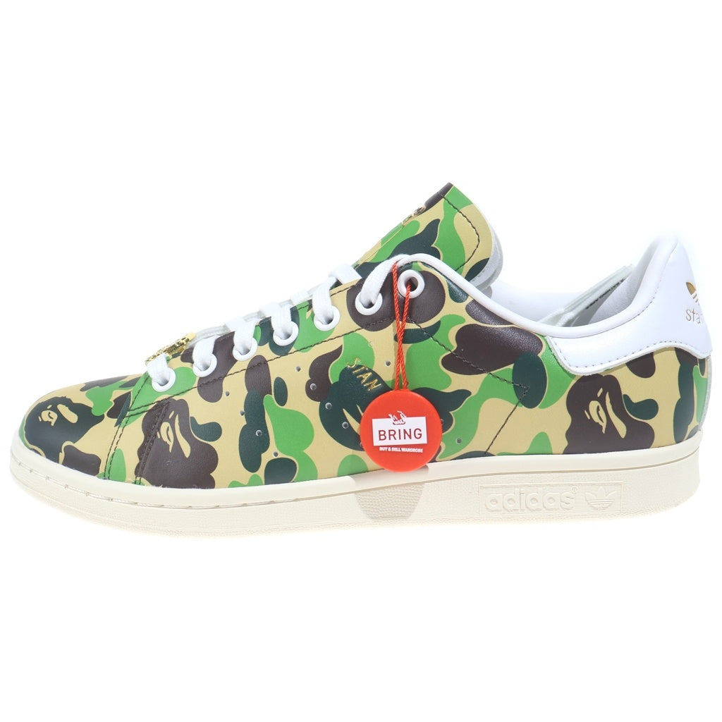 adidas(アディダス) ×A BATHING APE STAN SMITH ABC CAMO ア ベイシングエイプ スタンスミス カモ柄 ローカットスニーカー マルチ US8/26cm IG8949