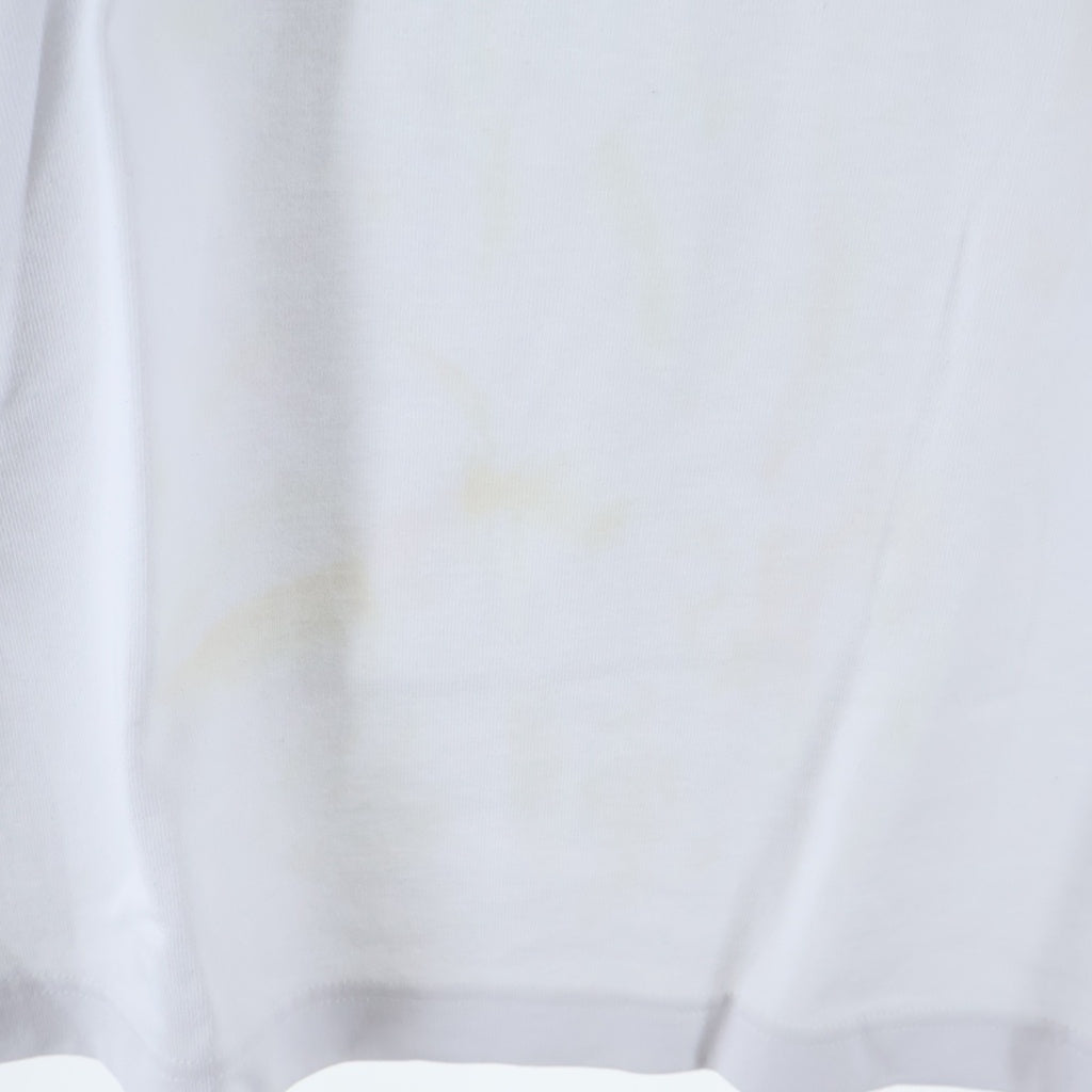 Sacai(サカイ) 21AW ×KAWS FLOCK PRINT LONG SLEEVE T-SHIRT カウズ フロックプリント コットン クルーネック長袖Tシャツ カットソー ホワイト 21-0287S