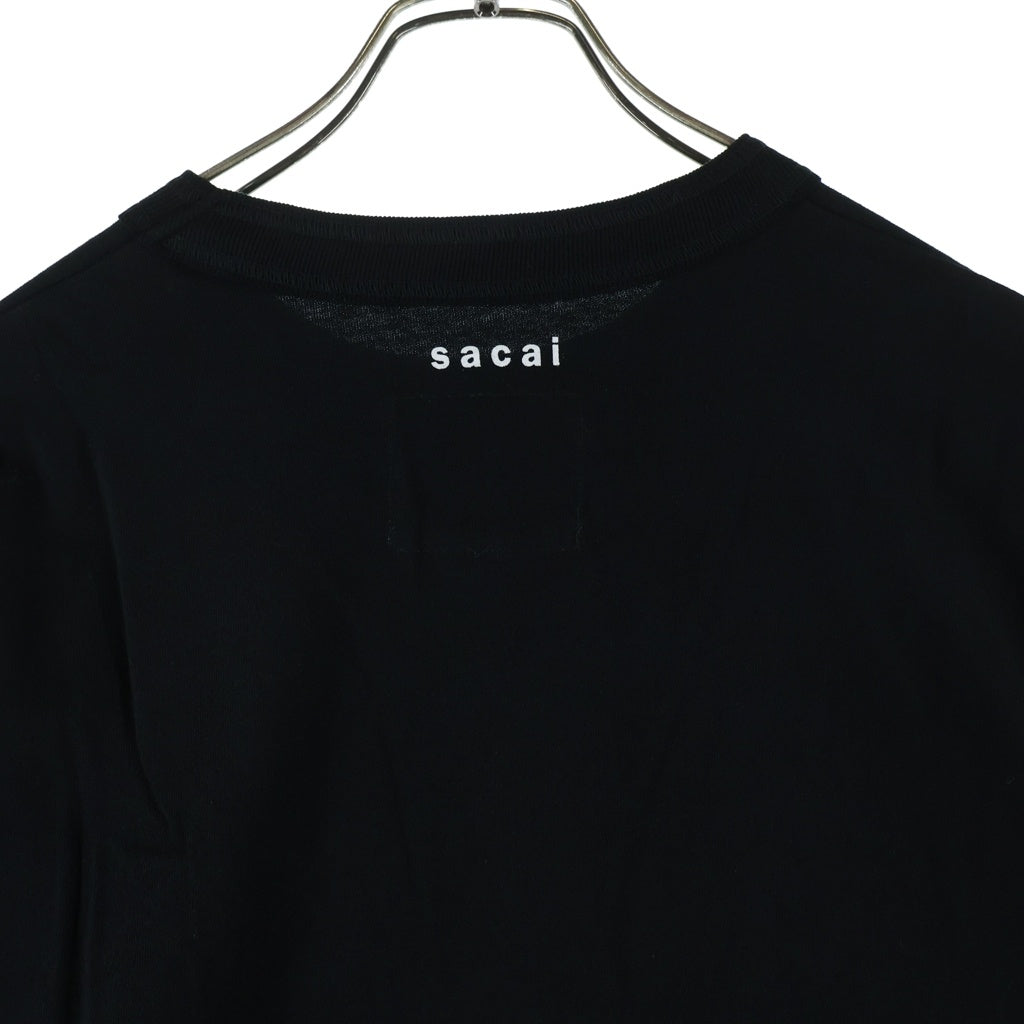 メンズ sacai x KAWS Embroidery Long Sleeve Tシャツ