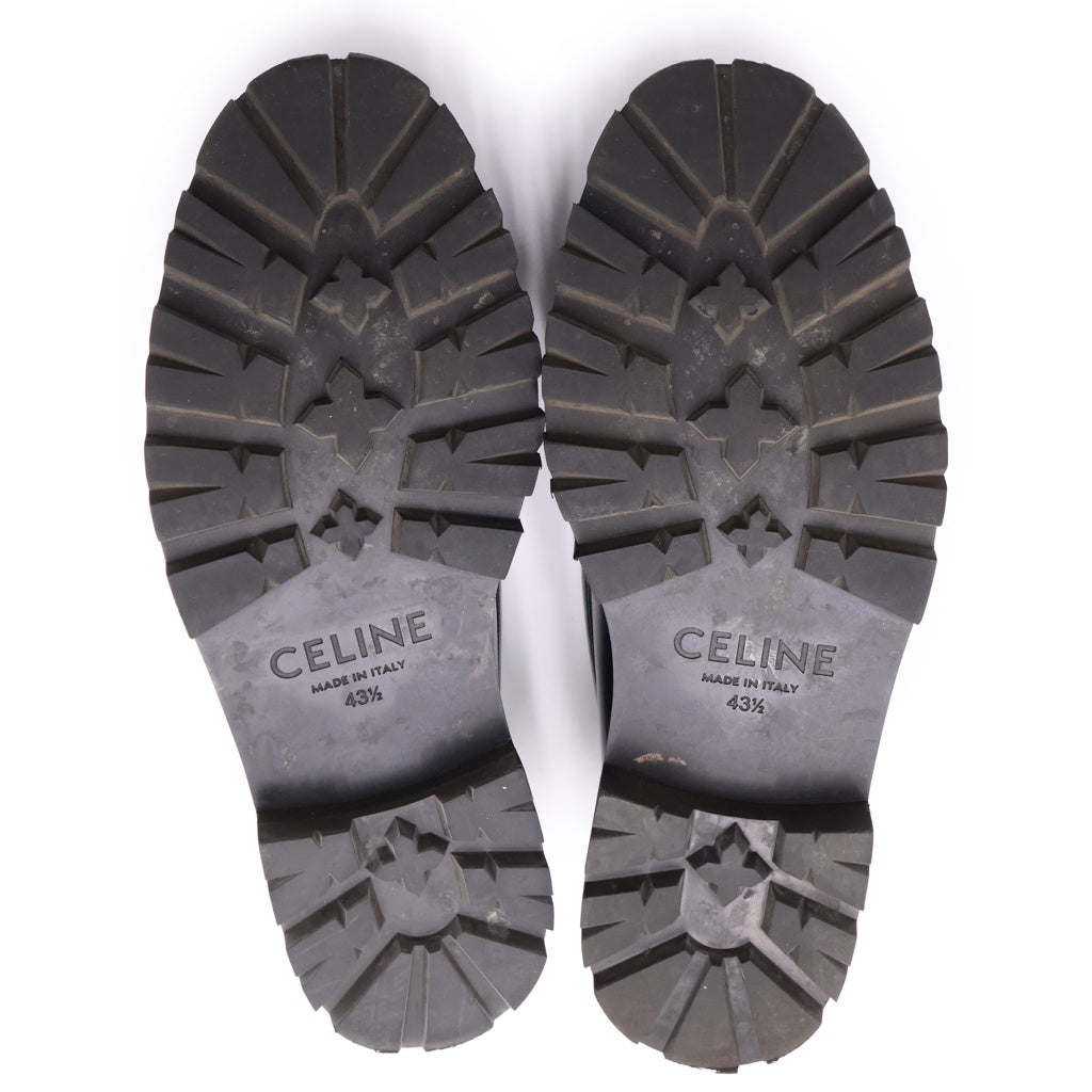 CELINE(セリーヌ) 22SS CHUNKY TRIONPHE LOAFER 30 チャンキー トリオンフ レザーローファー ブラック FA1221