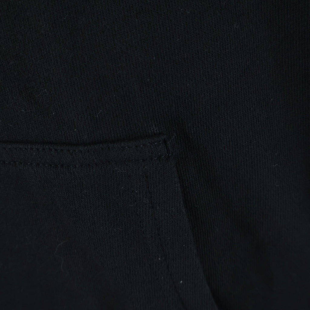 Sacai(サカイ) 19AW ×FRAGMENT DESIGN フラグメントデザイン コットン 両面プリント プルオーバーフーディー パーカー ブラック 19-02028M