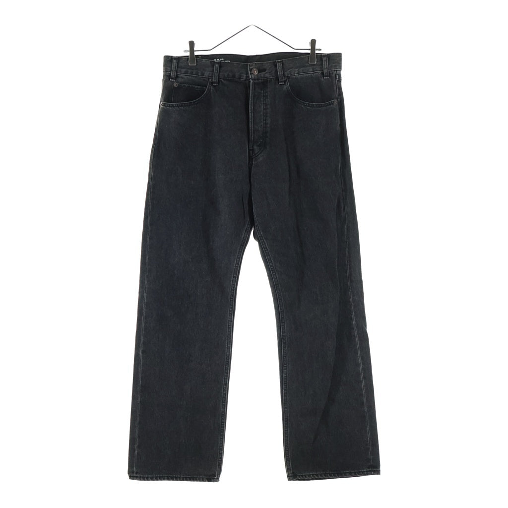 CELINE(セリーヌ) 23AW KURT JEANS カート チャコールウォッシュ加工 ボタンフライストレートレッグジーンズ デニムパンツ ブラック 2N574947F 38CH