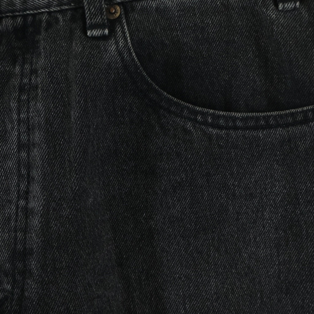 CELINE(セリーヌ) 23AW KURT JEANS カート チャコールウォッシュ加工 ボタンフライストレートレッグジーンズ デニムパンツ ブラック 2N574947F 38CH