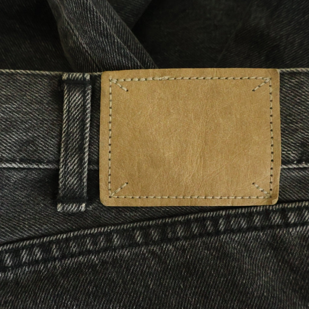 CELINE(セリーヌ) 23AW KURT JEANS カート チャコールウォッシュ加工 ボタンフライストレートレッグジーンズ デニムパンツ ブラック 2N574947F 38CH