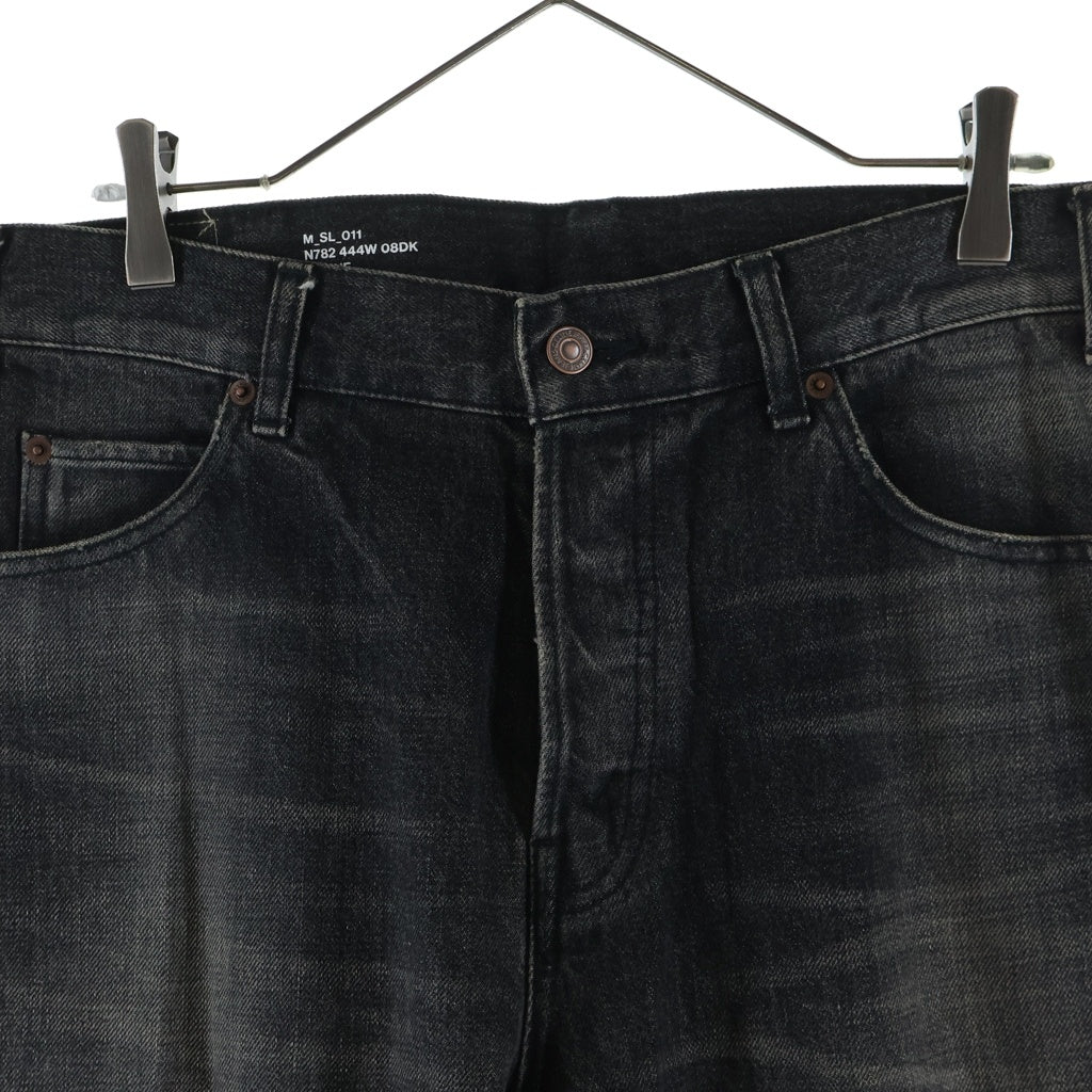CELINE(セリーヌ) 23AW LOU JEANS ルー ボタンフライジーンズ デニムパンツ ブラック 2N782444W 08DK