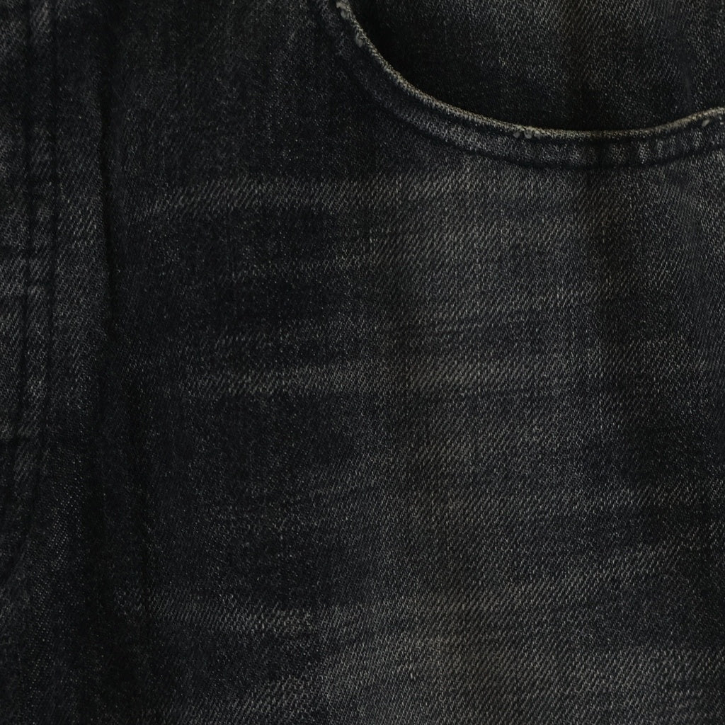CELINE(セリーヌ) 23AW LOU JEANS ルー ボタンフライジーンズ デニムパンツ ブラック 2N782444W 08DK