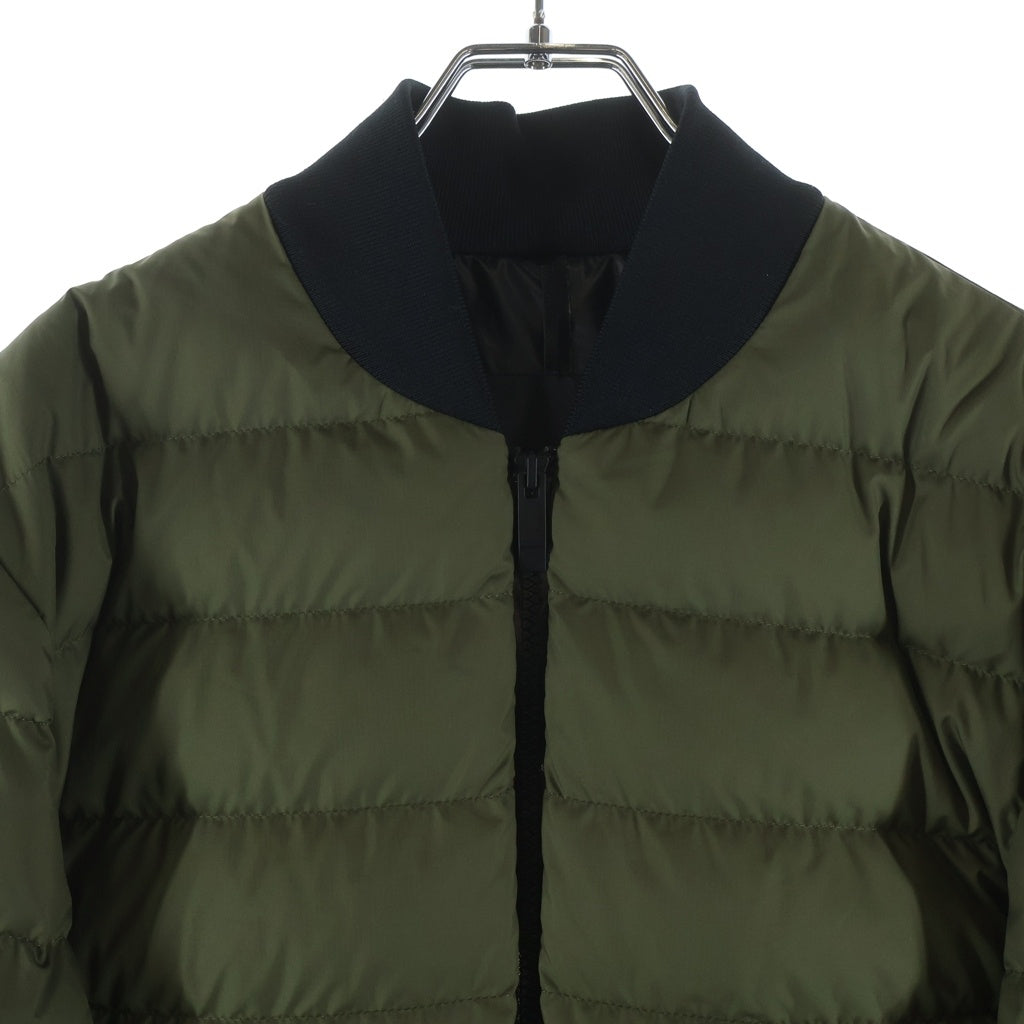 MONCLER(モンクレール) 23AW OISE DOWN JACKET アームロゴワッペン ジップアップ ダウンジャケット ブルゾン グリーン I20911A00043 596IU