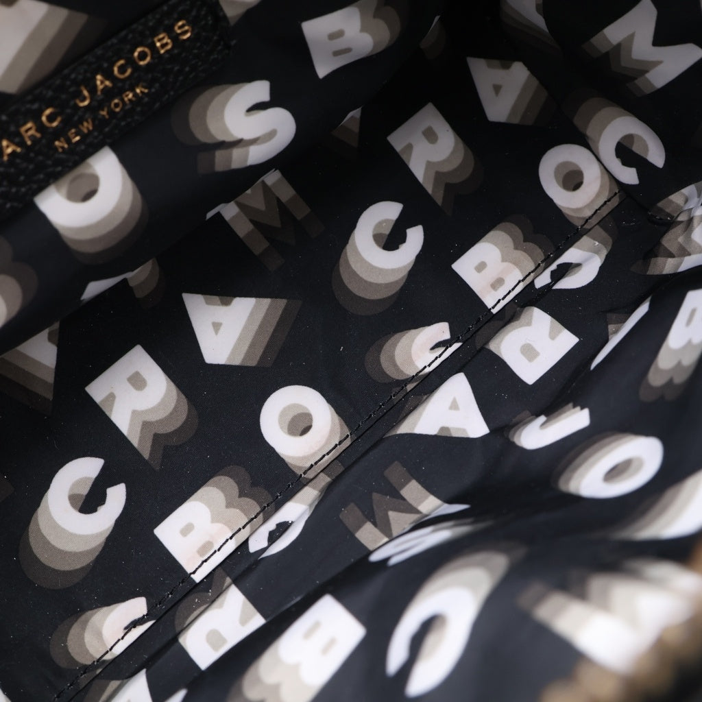 MARC JACOBS(マークジェイコブス) MINI CRUISER ミニクルーザー 2WAY ゴールド金具 レザー ハンド ショルダーバッグ ブラック レディース