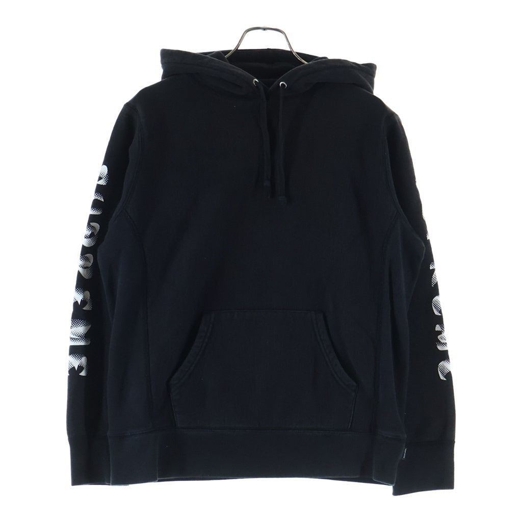 SUPREME(シュプリーム) 18AW Gradient Sleeve Hooded Sweatshirt グラディエントスリーブ フーデッドスウェットシャツ パーカー ブラック