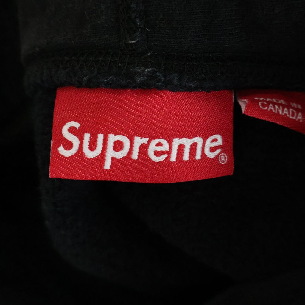 SUPREME(シュプリーム) 18AW Gradient Sleeve Hooded Sweatshirt グラディエントスリーブ フーデッドスウェットシャツ パーカー ブラック