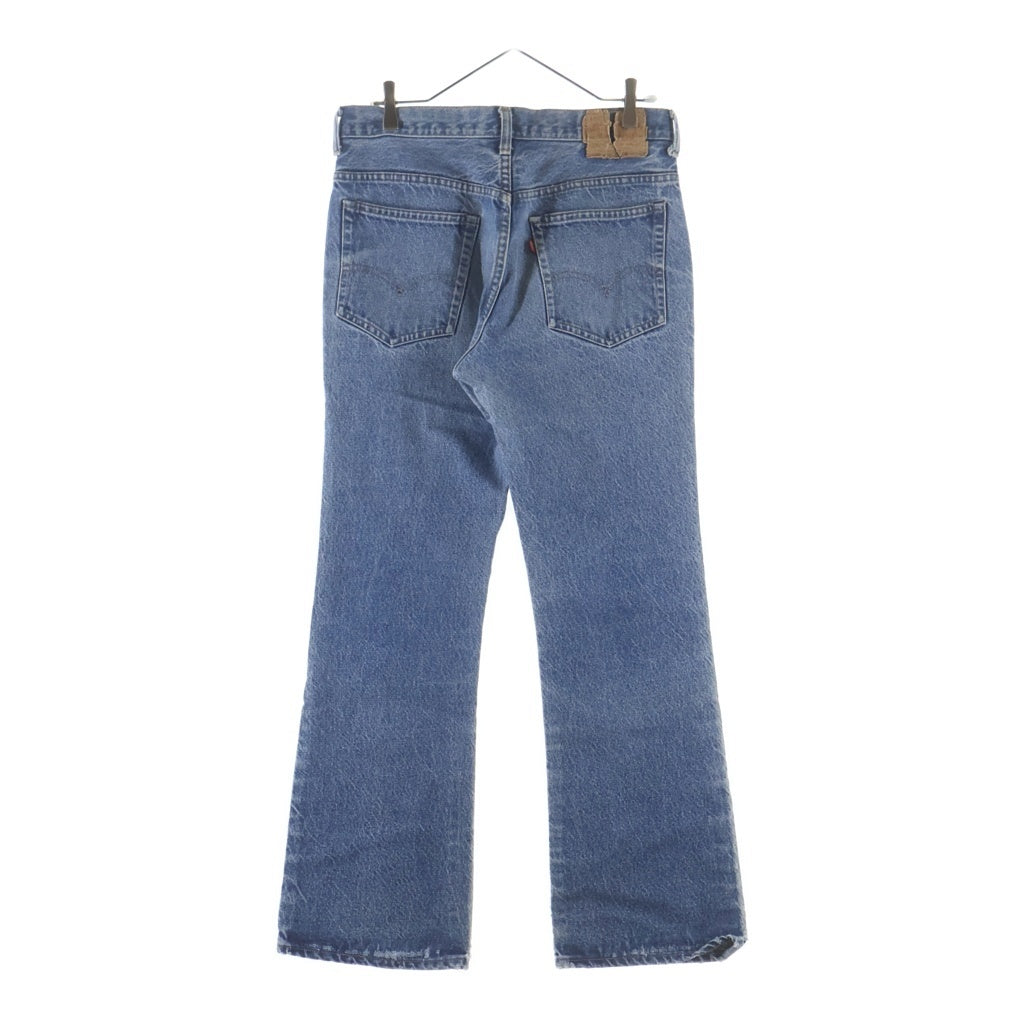 Levi's(リーバイス) 80S VINTAGE 517 ヴィンテージ 66後期 スモールe ボタン裏2 42TALON ブーツカット デニムパンツ インディゴ 517-0217
