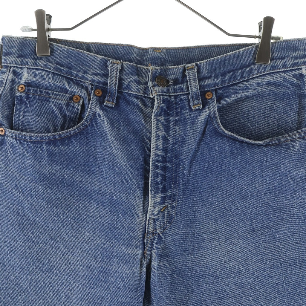 Levi's(リーバイス) 80S VINTAGE 517 ヴィンテージ 66後期 スモールe ボタン裏2 42TALON ブーツカット デニムパンツ インディゴ 517-0217