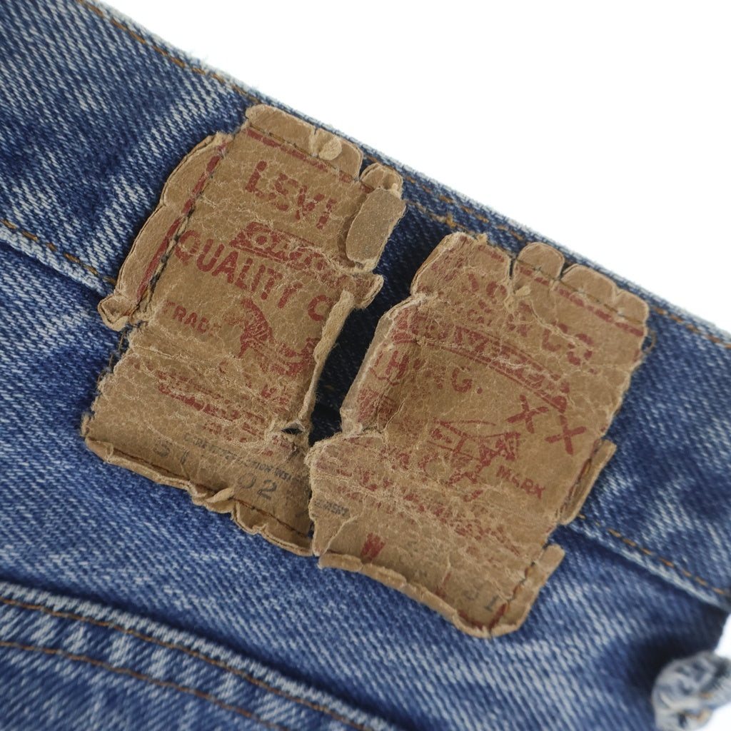 Levi's(リーバイス) 80S VINTAGE 517 ヴィンテージ 66後期 スモールe ボタン裏2 42TALON ブーツカット デニムパンツ インディゴ 517-0217