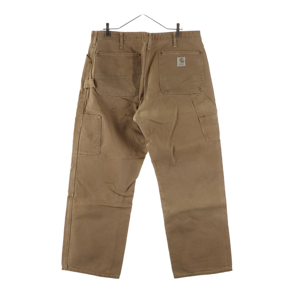 CARHARTT(カーハート) 70S VINTAGE ヴィンテージ プリントタグ ダック地 ダブルニー ペインターパンツ ブラウン
