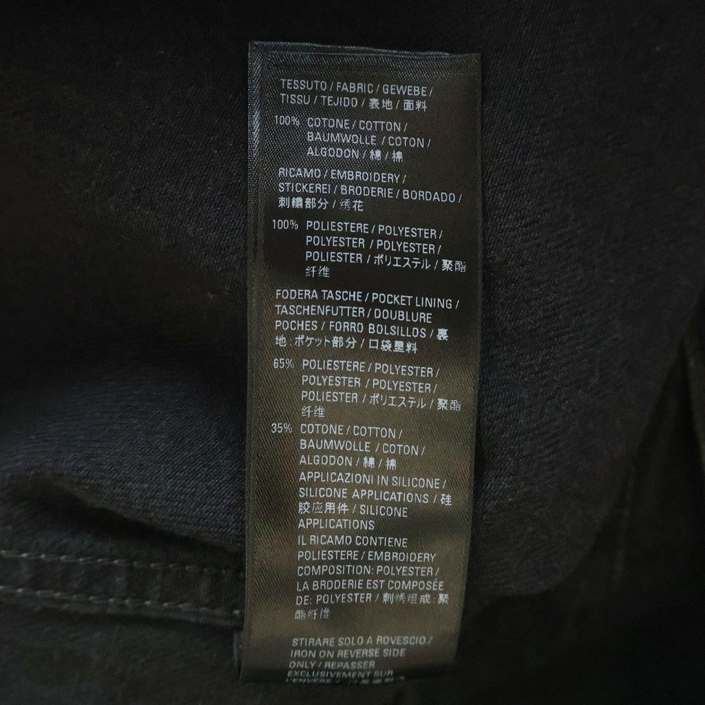 BALENCIAGA(バレンシアガ) 21AW GAMER LOGO DENIM JACKET ゲーマーロゴ デニムジャケット ブラック 664810 TBP47