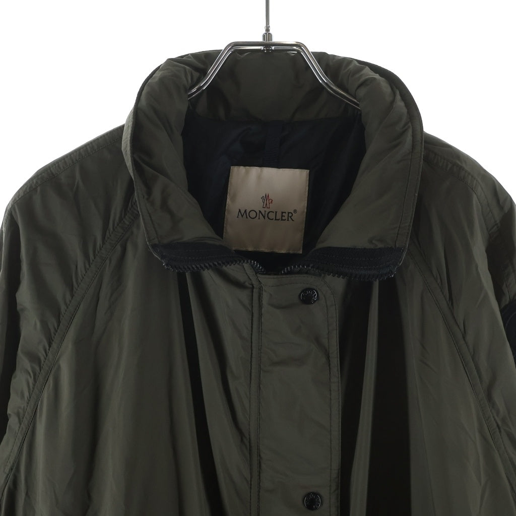 MONCLER(モンクレール) 21SS LIN リン フーデットジップアップ ロングモッズコート カーキ G10931D50400 C0391