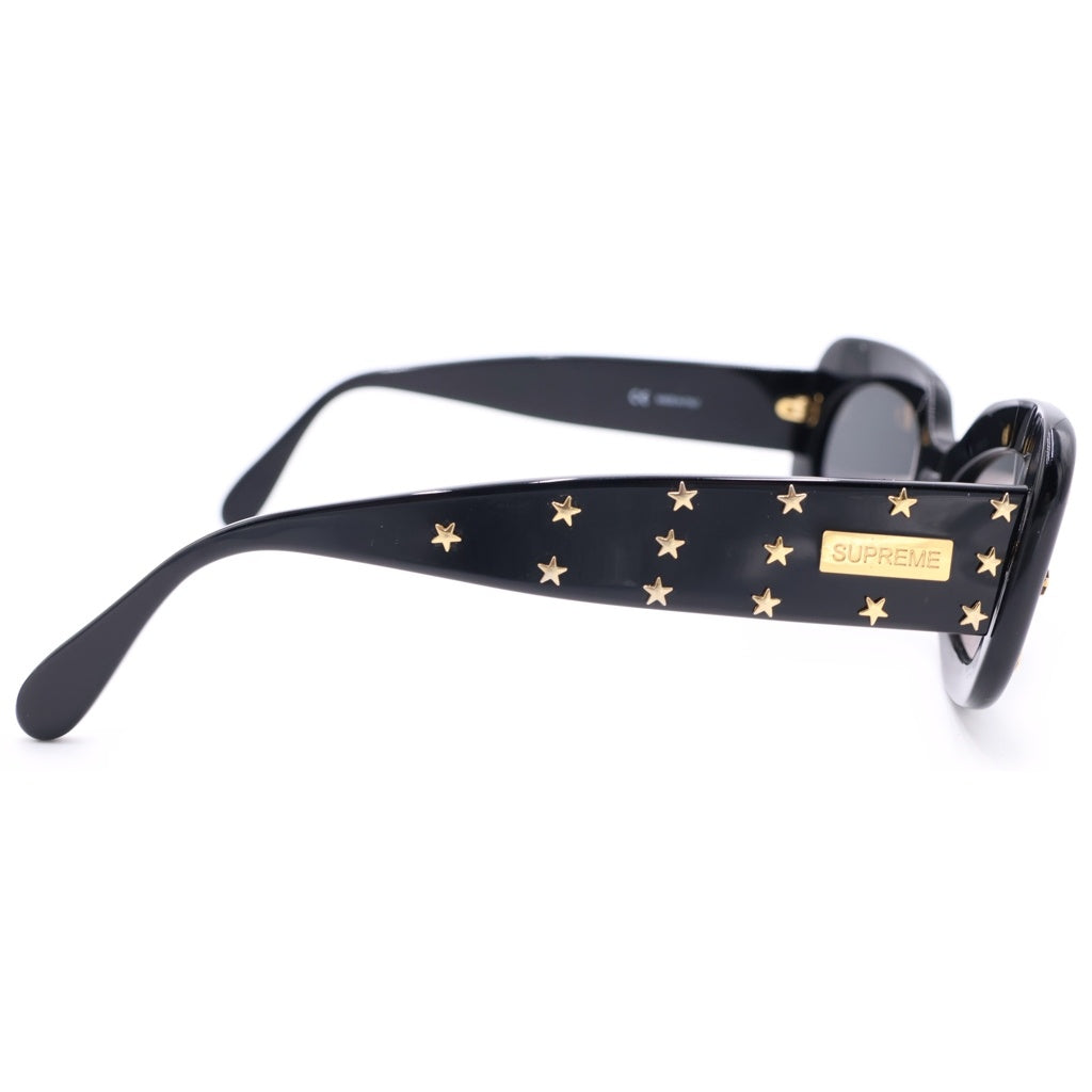 SUPREME(シュプリーム) 18SS Royale Sunglasses サイドロゴ スター スタッズデザイン ロイヤル サングラス アイウェア メガネ ブラック レディース