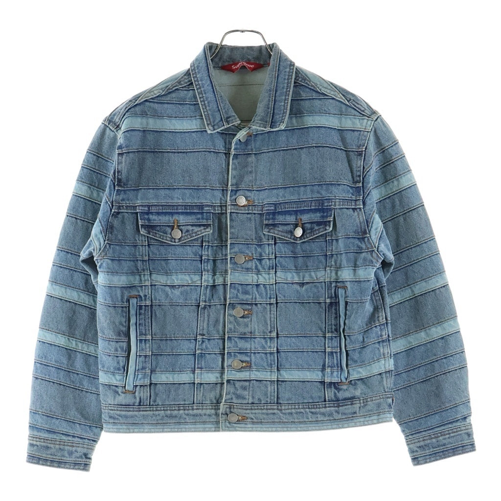SUPREME(シュプリーム) 22AW Layered Denim Trucker Jacket レイヤードデザイン デニム トラッカージャケット インディゴ