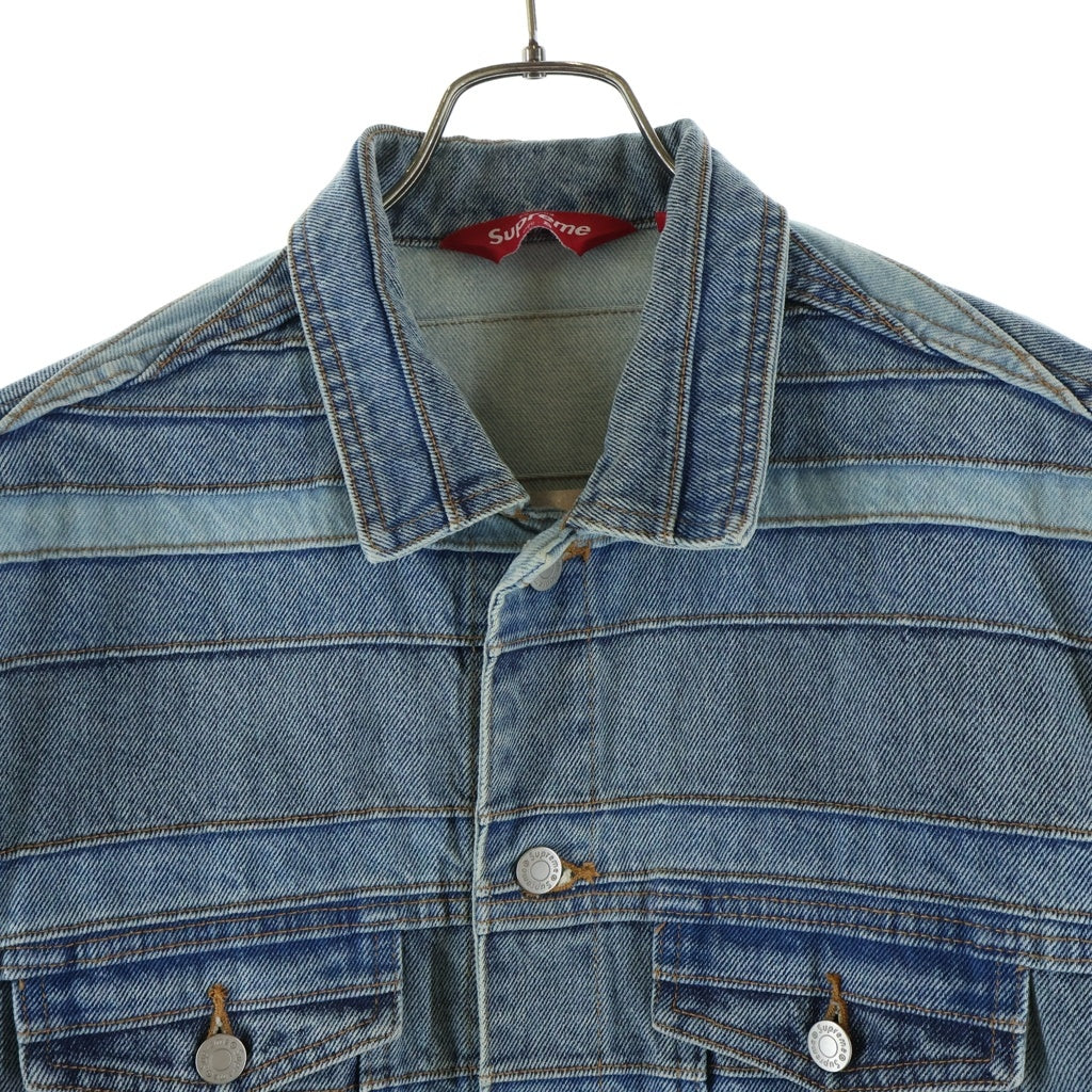 SUPREME(シュプリーム) 22AW Layered Denim Trucker Jacket レイヤードデザイン デニム トラッカージャケット インディゴ