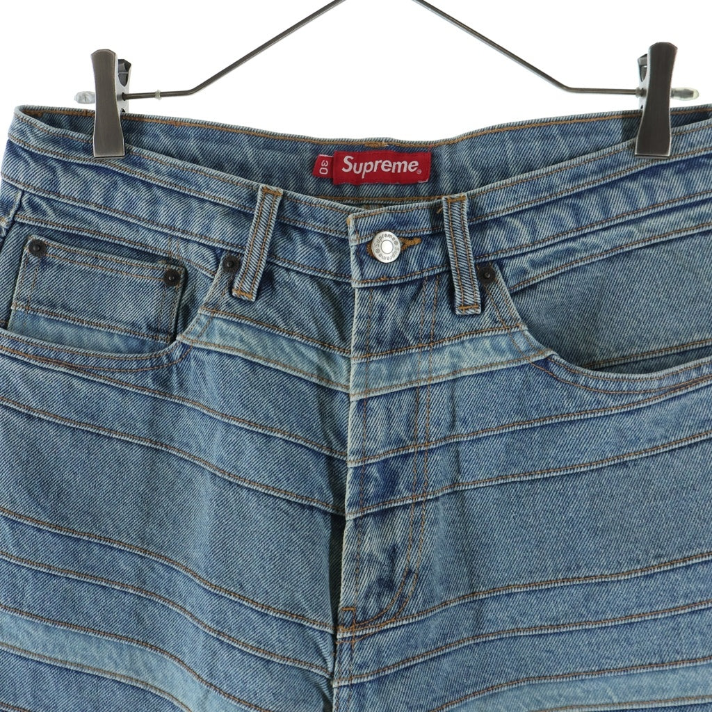 SUPREME(シュプリーム) 22AW Layered Jean Washed Blue レイヤード