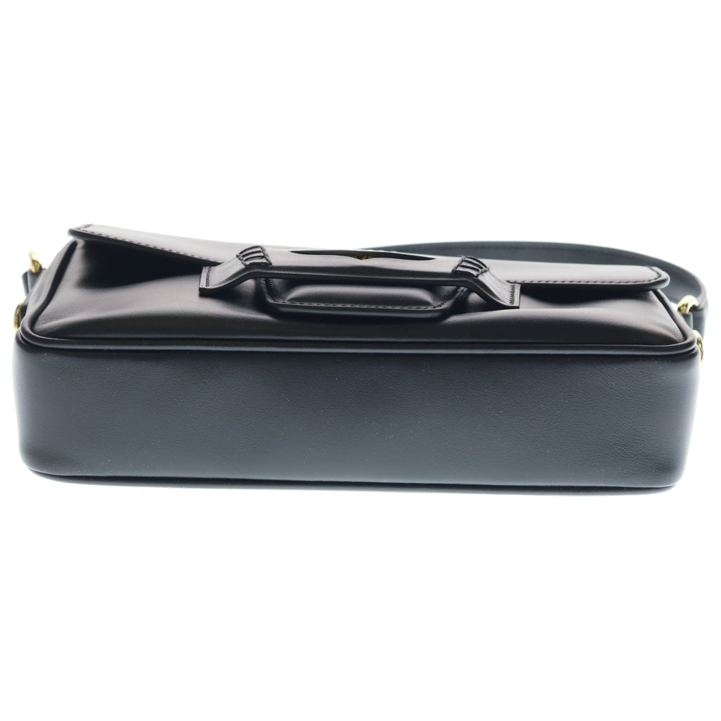 miumiu(ミュウミュウ) FINE CALF ペニーレザー 2WAY ショルダー ハンドバッグ ブラック 5BD270 ACRM F0002 レディース