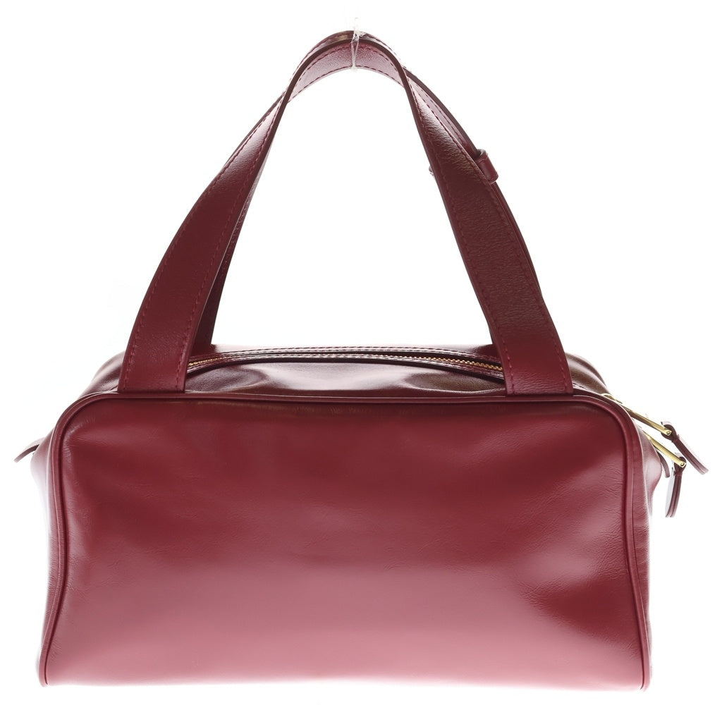 miumiu(ミュウミュウ) トップハンドル レザーハンドバッグ レッド