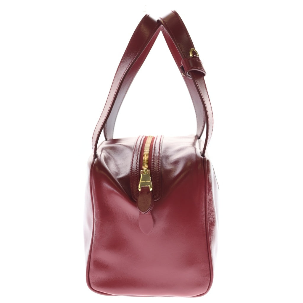 miumiu(ミュウミュウ) トップハンドル レザーハンドバッグ レッド 5BB182 レディース