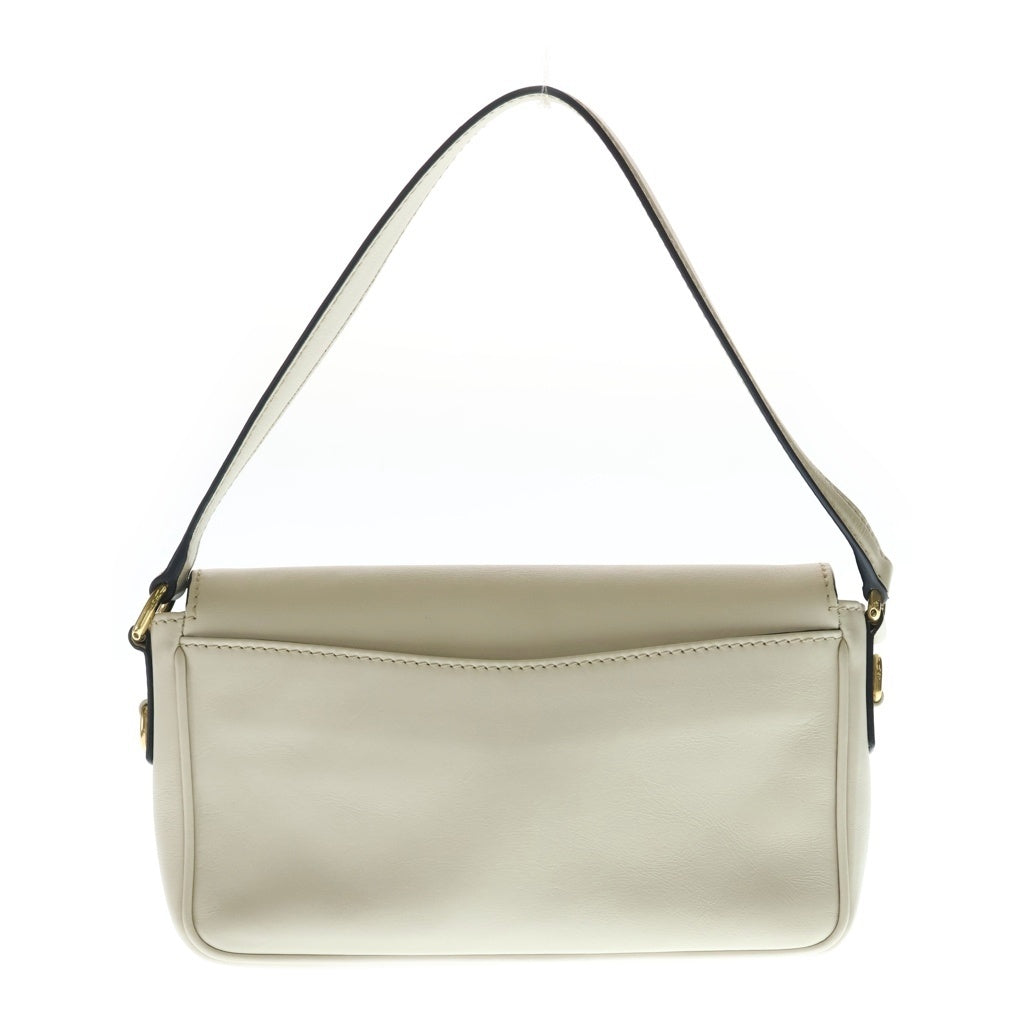 miumiu(ミュウミュウ) CFINE CALF ペニーレザー 2WAY ショルダー ハンドバッグ ホワイト 5BD270 レディース