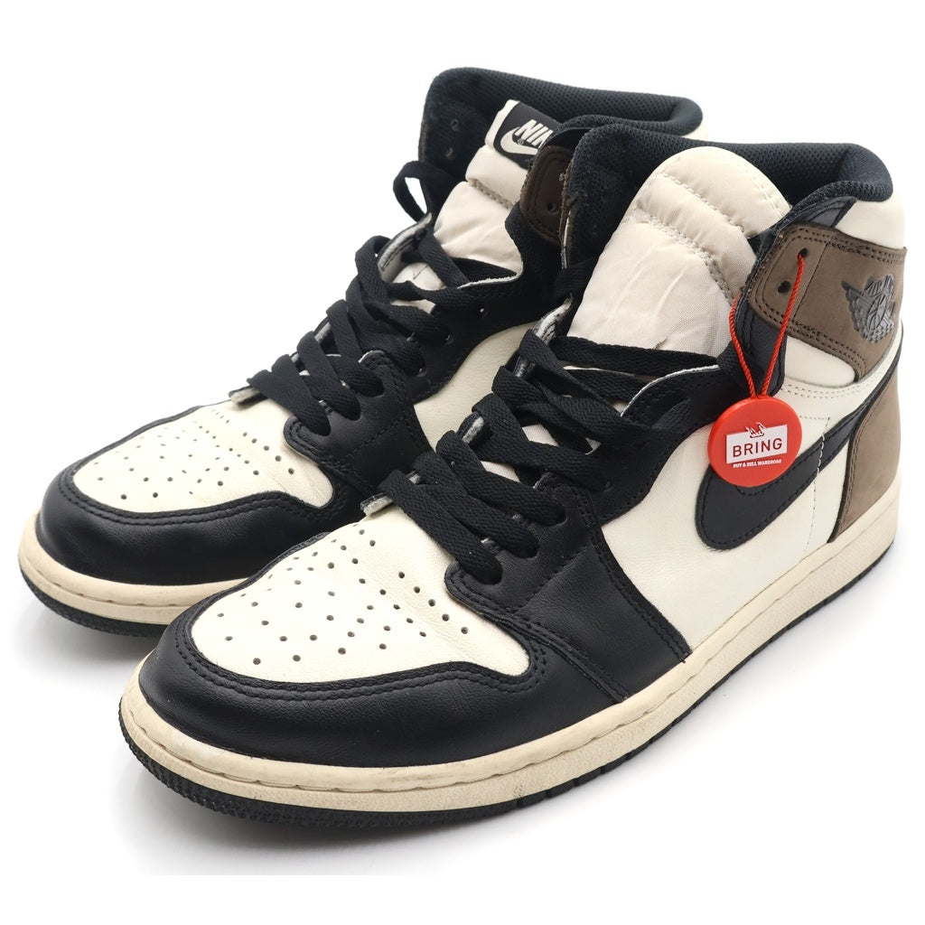 NIKE(ナイキ) AIR JORDAN 1 RETRO HIGH OG DARK MOCHA エアジョーダン1 レトロ ダークモカ ハイカットスニーカー ブラック/ブラウンUS10/28cm 555088-105