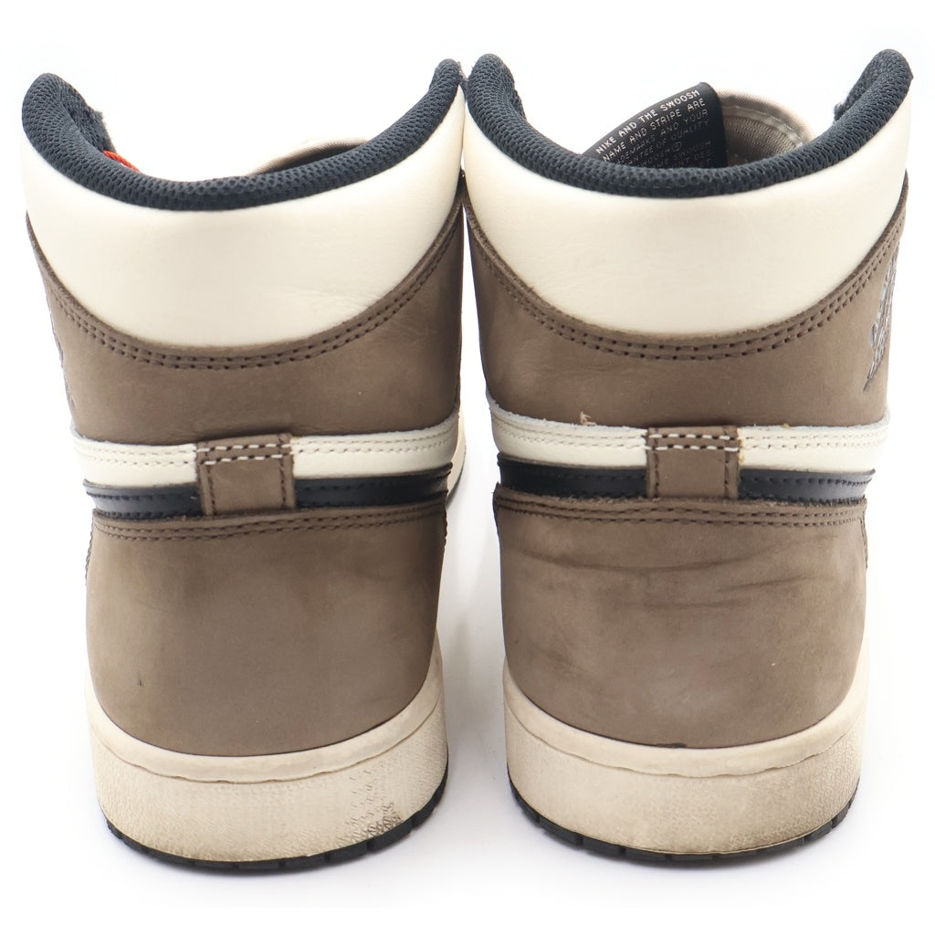 NIKE(ナイキ) AIR JORDAN 1 RETRO HIGH OG DARK MOCHA エアジョーダン1 レトロ ダークモカ ハイカットスニーカー ブラック/ブラウンUS10/28cm 555088-105
