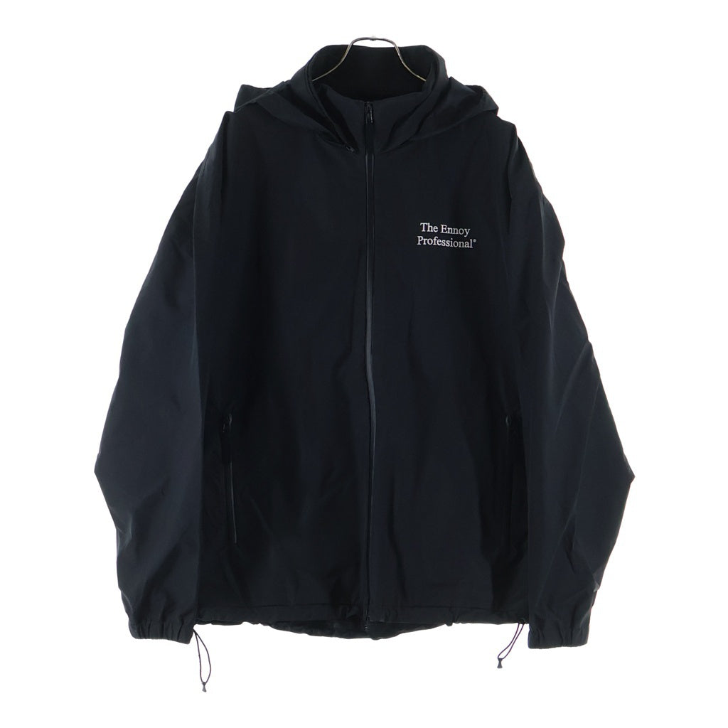 The Ennoy Professional(エンノイプロフェッショナル) 24AW 3LAYER SHELL JACKET 3レイヤー フーデッドシェルジャケット ブラック AW24BRENJK01AK