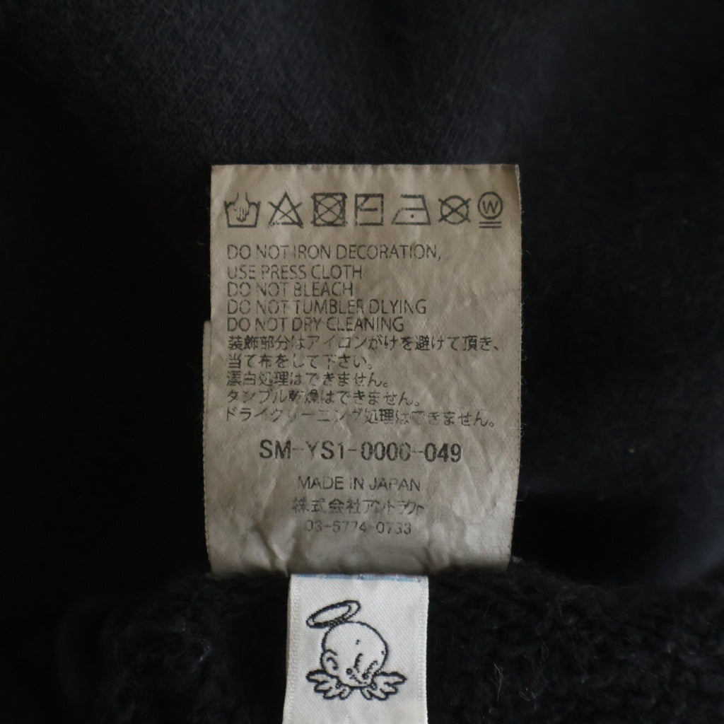 SAINT MICHAEL(セントマイケル) 24AW SWT PNT/IT'S SAINTBLACK スウェットパンツ セントロゴ ブラック SM-YS1-0000-049
