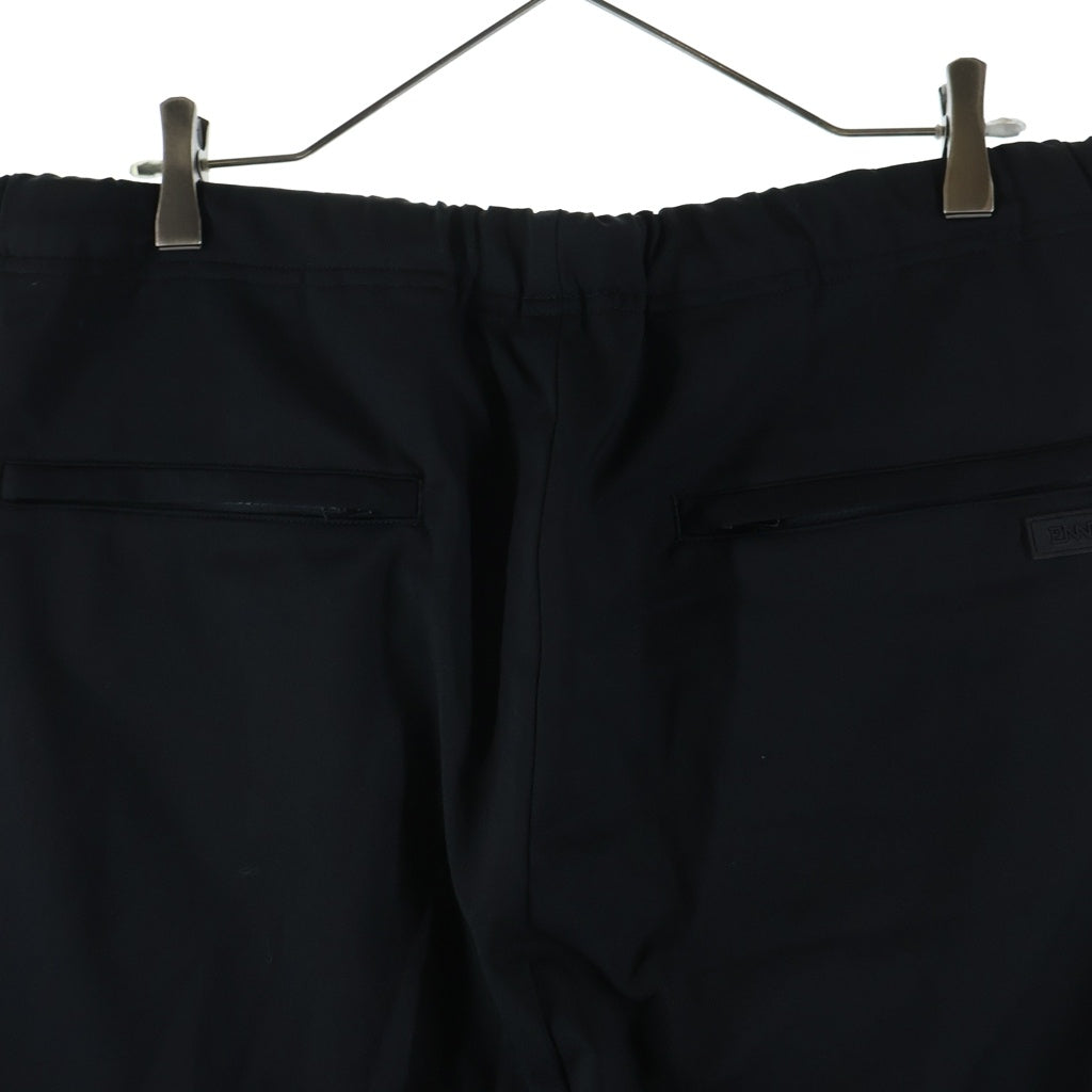 The Ennoy Professional(エンノイプロフェッショナル) 25SS WOOL BLEND RIP STOP EASY PANTS ウールブレンド リップストップ イージーパンツ ブラック SS25BRENPT03LP