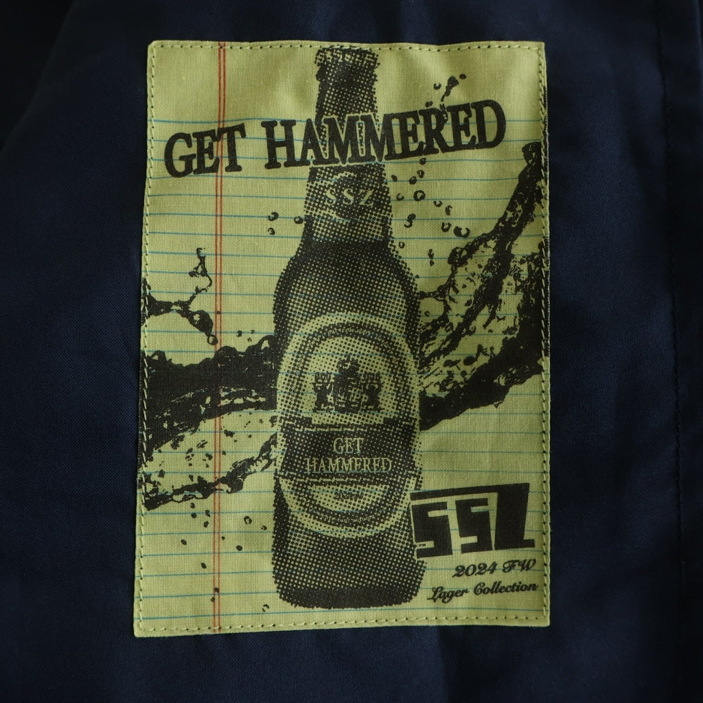 SSZ(エスエスズィー) ×BEAMS WESTERN HYDRODYNAMIC RESEARCH ビームス コットンハーフパンツ ショーツ ネイビー 11-25-0996-791