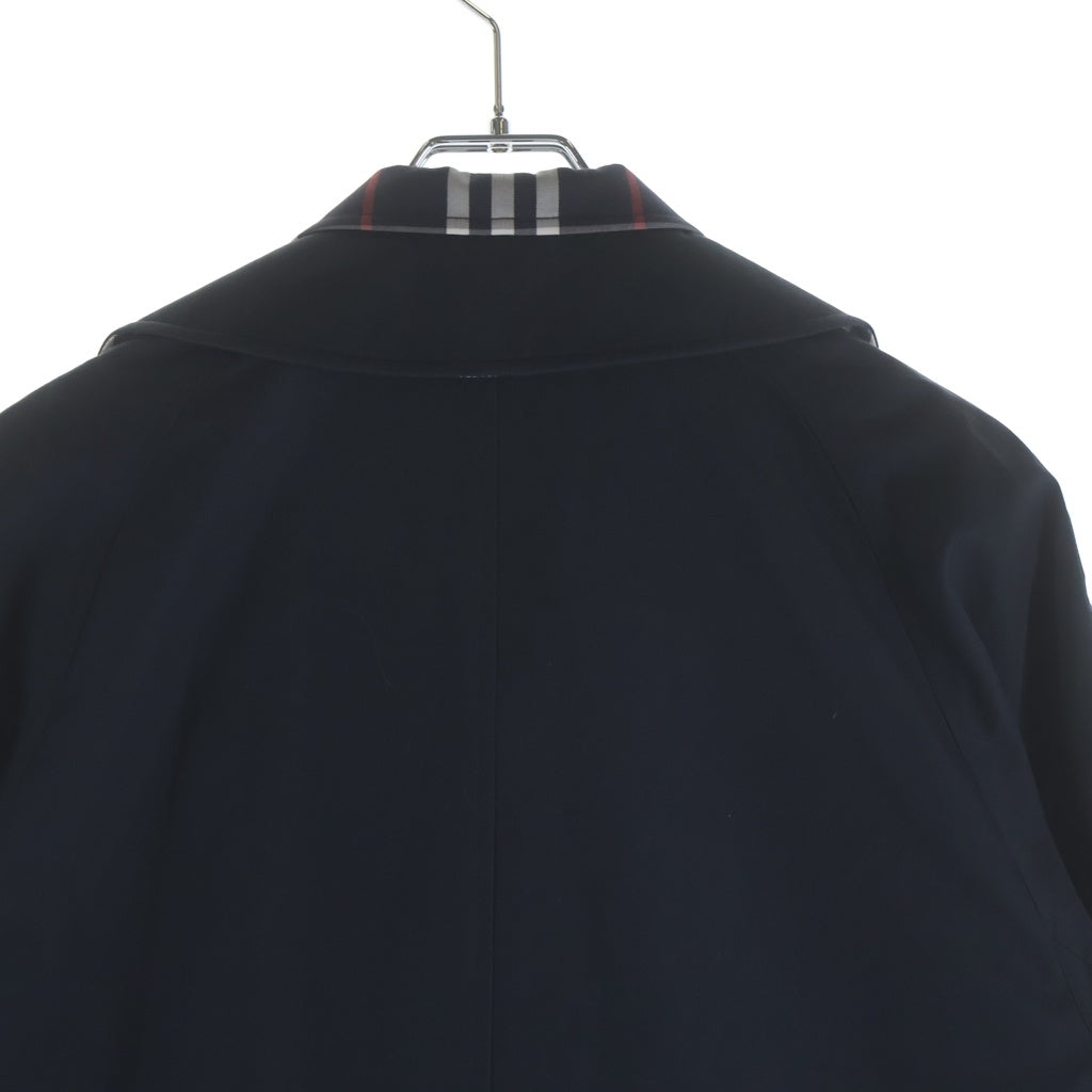 BURBERRY(バーバリー) 18SS ×GOSHA RUBCHINSKIY ゴーシャラブチンスキー ノヴァチェック ドッキングステンカラーコート ネイビー 4069595