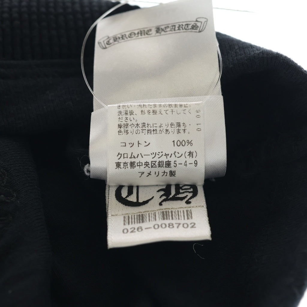 CHROME HEARTS(クロムハーツ) THERMAL BEANIE CHプラス ホースシュー刺繍 サーマルビーニー キャップ ブラック