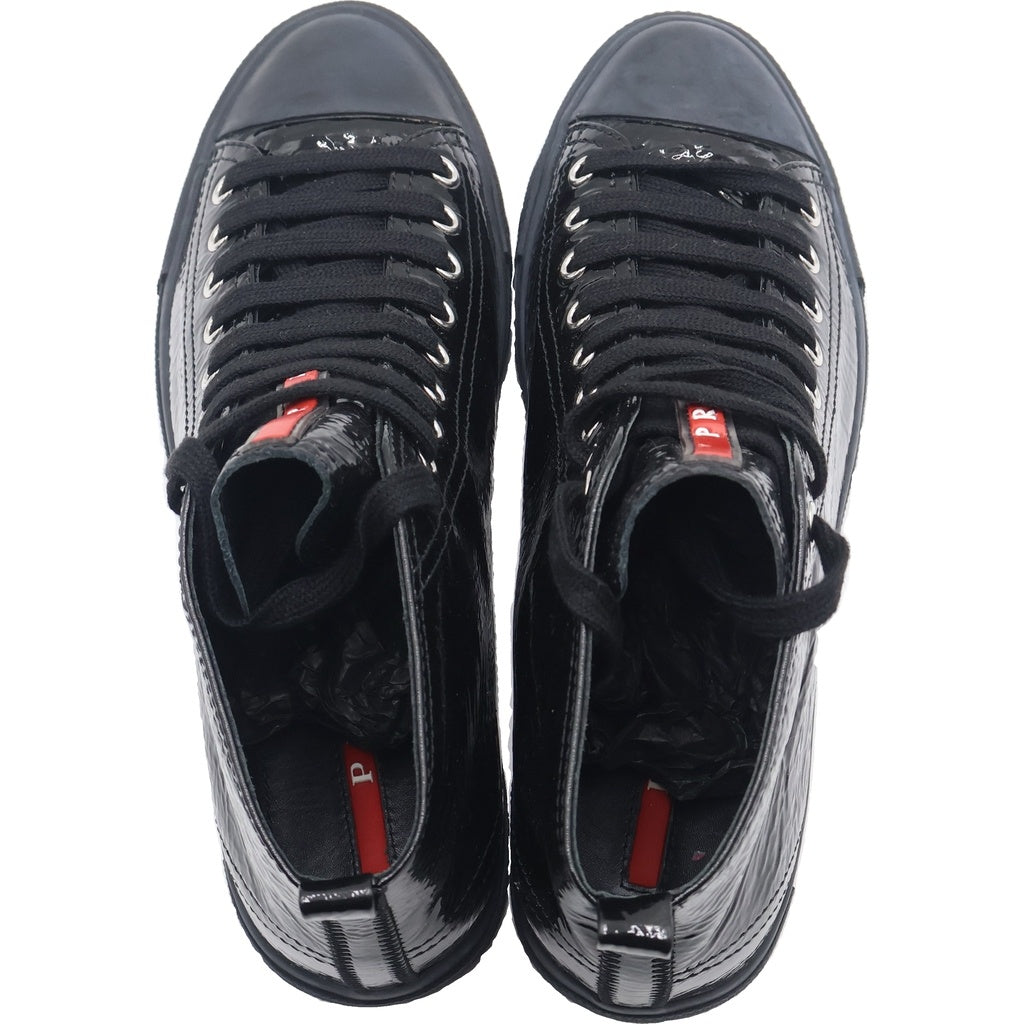 PRADA SPORT(プラダ スポーツ) エナメル ラバートゥ ハイカット