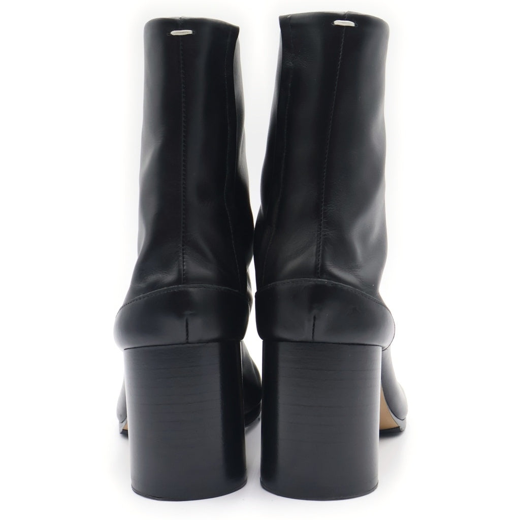 Maison Margiela(メゾンマルジェラ) TABI BOOTS レザー アンクル ショート足袋ブーツ ブラック レディース