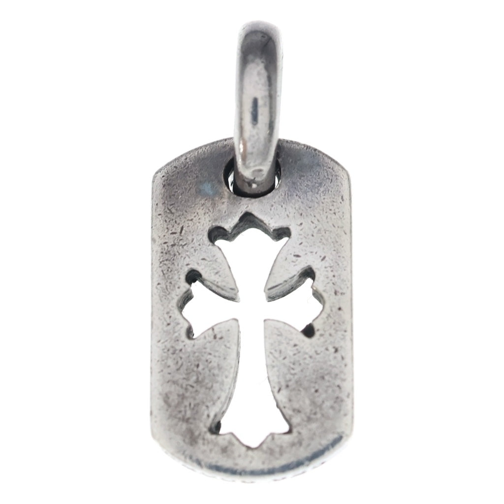 CHROME HEARTS(クロムハーツ) DT TNY CO CRS タイニーカットアウトクロスドッグタグ チャーム ペンダントトップ シルバー BCA252