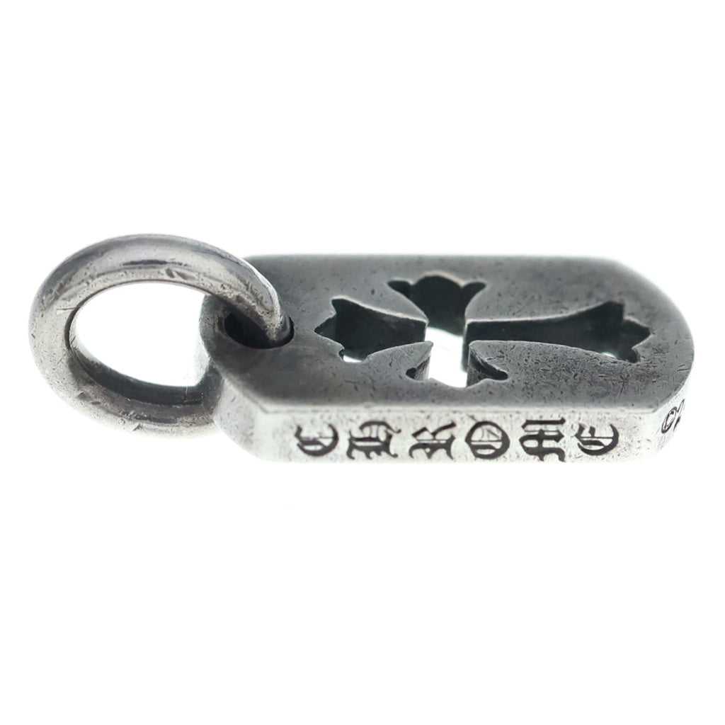 CHROME HEARTS(クロムハーツ) DT TNY CO CRS タイニーカットアウトクロスドッグタグ チャーム ペンダントトップ シルバー BCA252