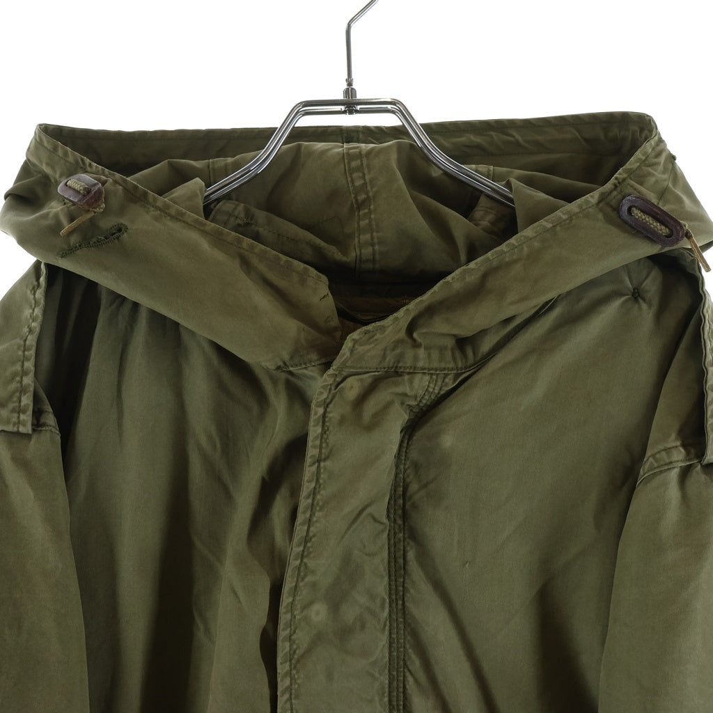 VINTAGE(ヴィンテージ) 60S VINTAGE US ARMY M-51 後期 パイルライナー付き フィッシュテール フーデッド モッズコート ヴィンテージ ミリタリー シェルジャケット パーカー カーキ
