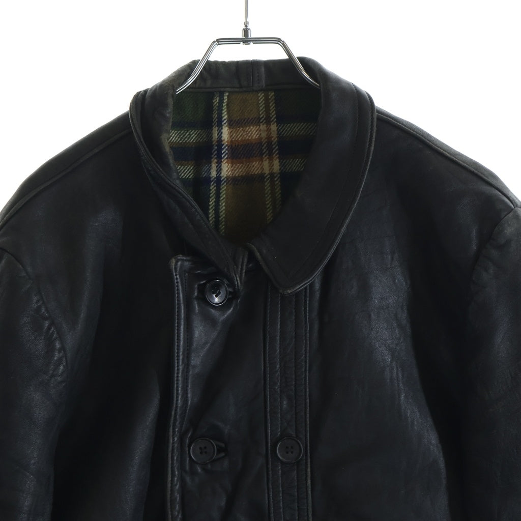 VINTAGE(ヴィンテージ) 60S-70S VINTAGE GVF Le Corbusier Jacket フレンチ ヴィンテージ コルビジェ レザージャケット ブラック