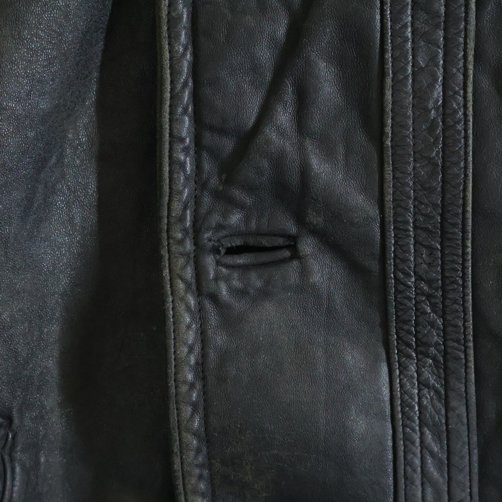 VINTAGE(ヴィンテージ) 60S-70S VINTAGE GVF Le Corbusier Jacket フレンチ ヴィンテージ コルビジェ レザージャケット ブラック
