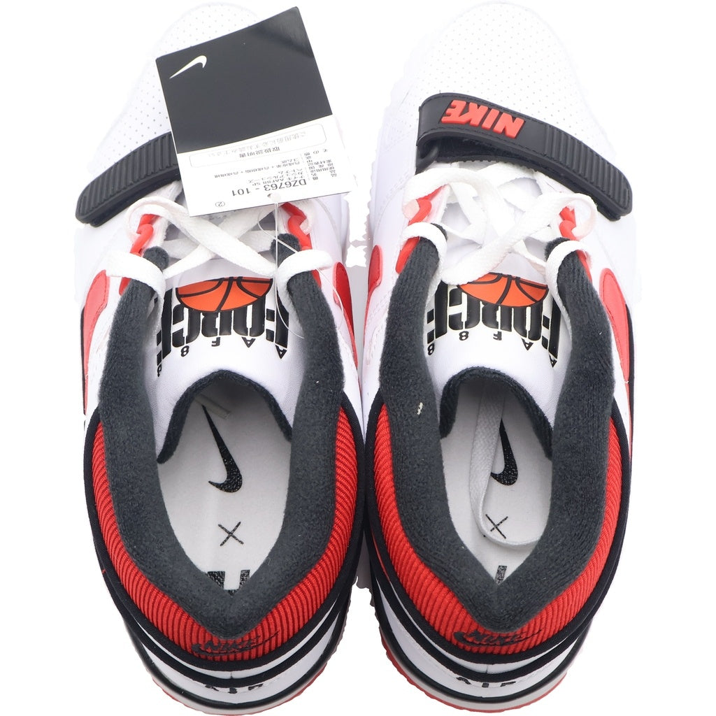 NIKE(ナイキ) ×BILLIE EILISH AIR ALPHA FORCE 88 ビリーアイリッシュ エア アルファ フォース ローカットスニーカー ホワイト/レッド US9/27cm DZ6763-101