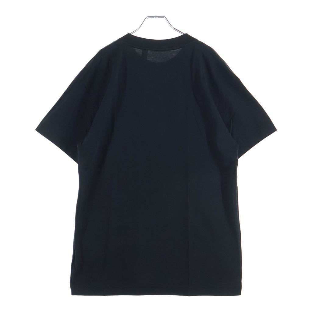 MONCLER GENIUS(モンクレール ジーニアス) 23AW ×PALM ANGELS SS T-SHIRT パームエンジェルス ロゴワッペン クルーネック半袖Tシャツ カットソー ブラック I209L8C00003