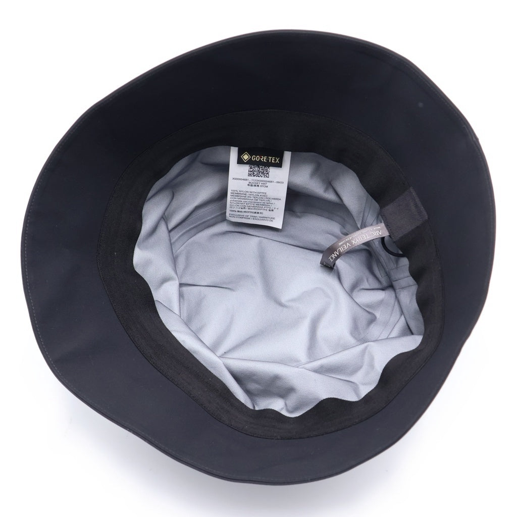ARC'TERYX(アークテリクス) 24SS BUCKET HAT ナイロン バケットハット 帽子 ブラック X000004681 レディース