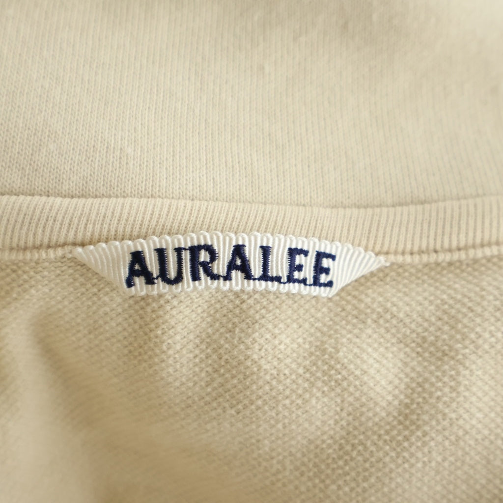 AURALEE(オーラリー) 23AW SUPER HIGH GAUGE SWEAT ZIP BLOUSON スーパー ハイゲージ スウェット ジップアップ ブルゾンジャケット ベージュ A23AB01CU