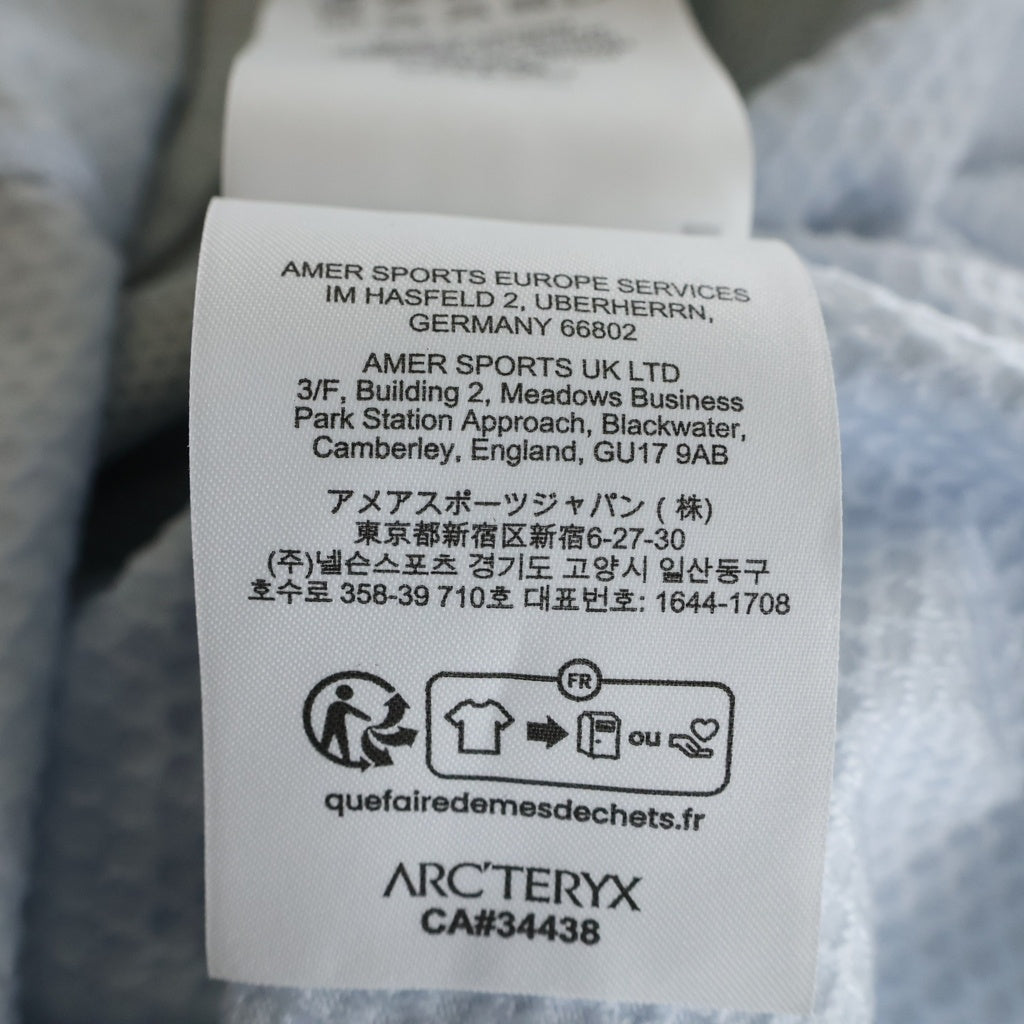 ARC'TERYX(アークテリクス) 24SS DELTA HOODY デルタ ジップアップパーカー フーディー ブルー X000007743